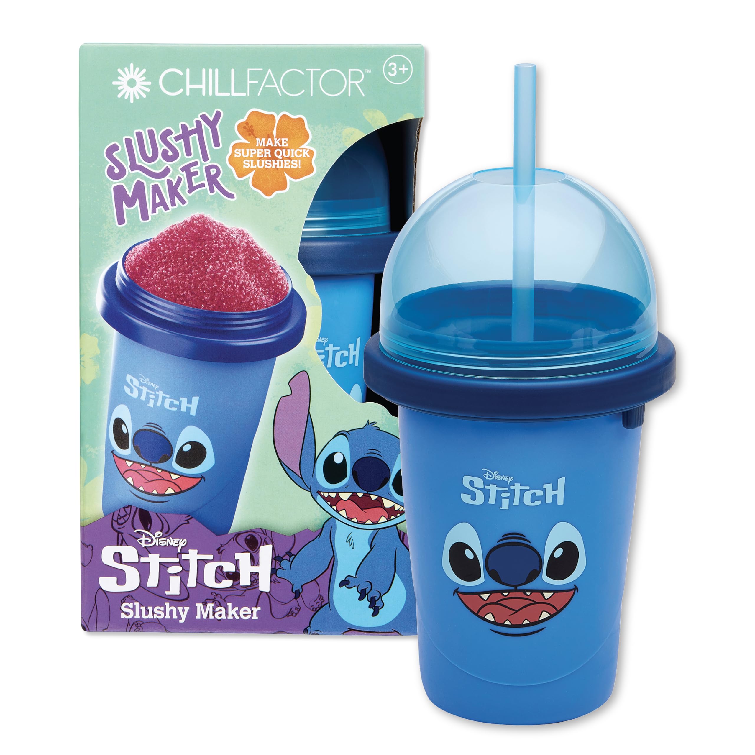 Copo Slushy Maker Disney Stitch Chill Factor Com Spoonstraw