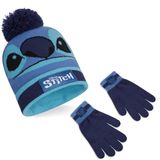 Conjunto De Acessórios De Inverno Disney Stitch Girls Beanie Scarf