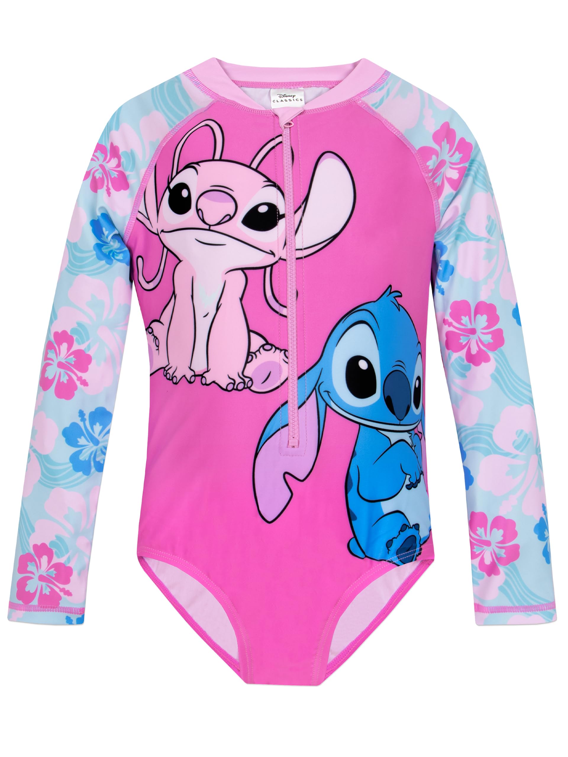 Roupa De Banho Disney Lilo And Stitch De Manga Comprida Stitch Girls