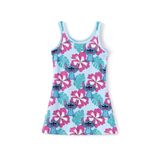 Vestido Disney Lilo &amp; Stitch Para Menina Infantil Havaiano 6-7y