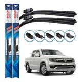 Palheta Bosch Dianteira Amarok 2013/2023 Multiclip Aerofit