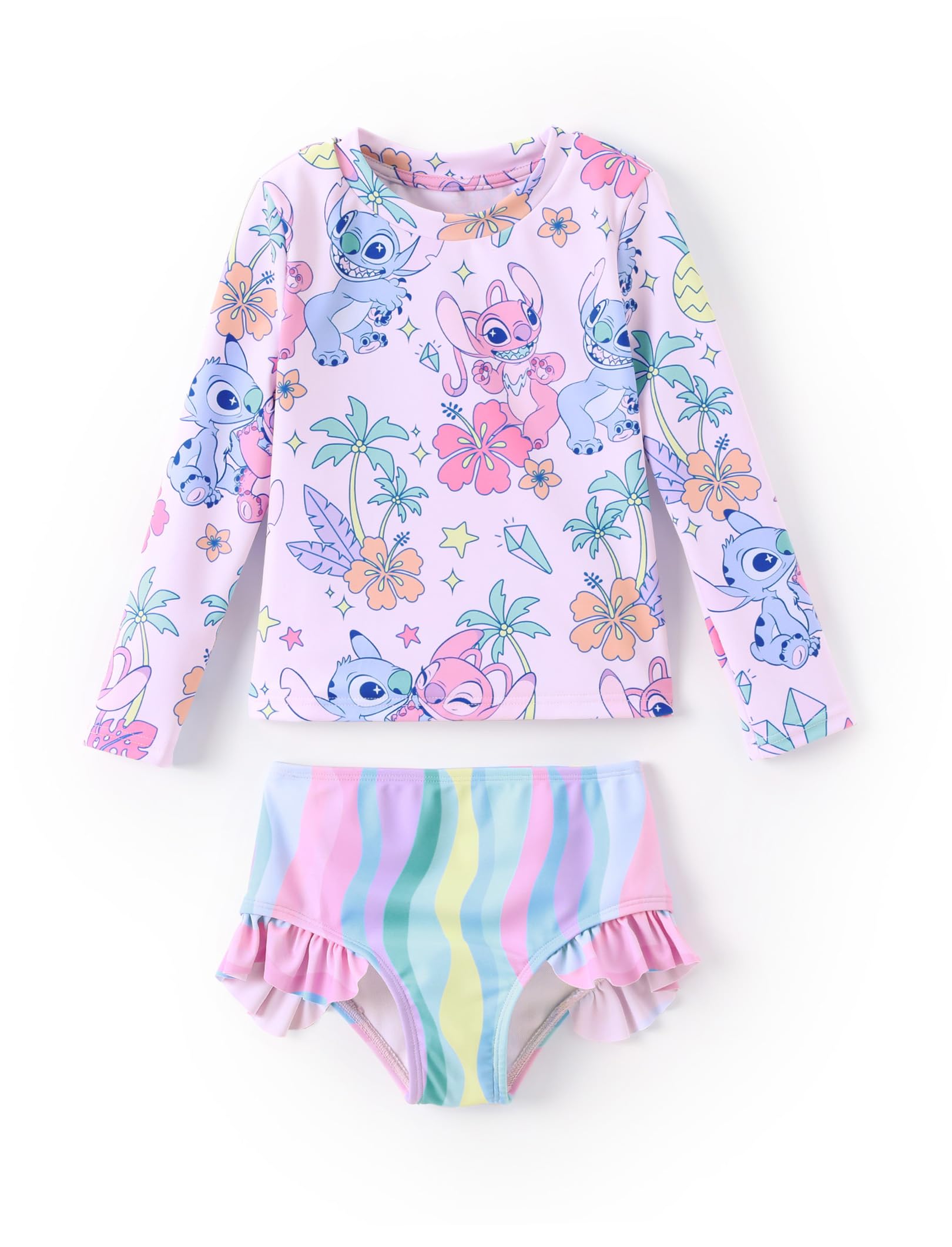 Fato De Banho Disney Lilo &amp; Stitch Tankini Big Girl 10-11 Anos