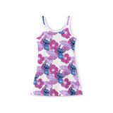 Vestido Disney Lilo &amp; Stitch Para Menina Infantil Roxo 3-4t