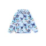 Jaqueta Infantil Disney Lilo And Stitch Com Capuz Resistente À Água Uv E Bolsa Armazenada, Moletom Leve Com Zíper E Bolso 3t