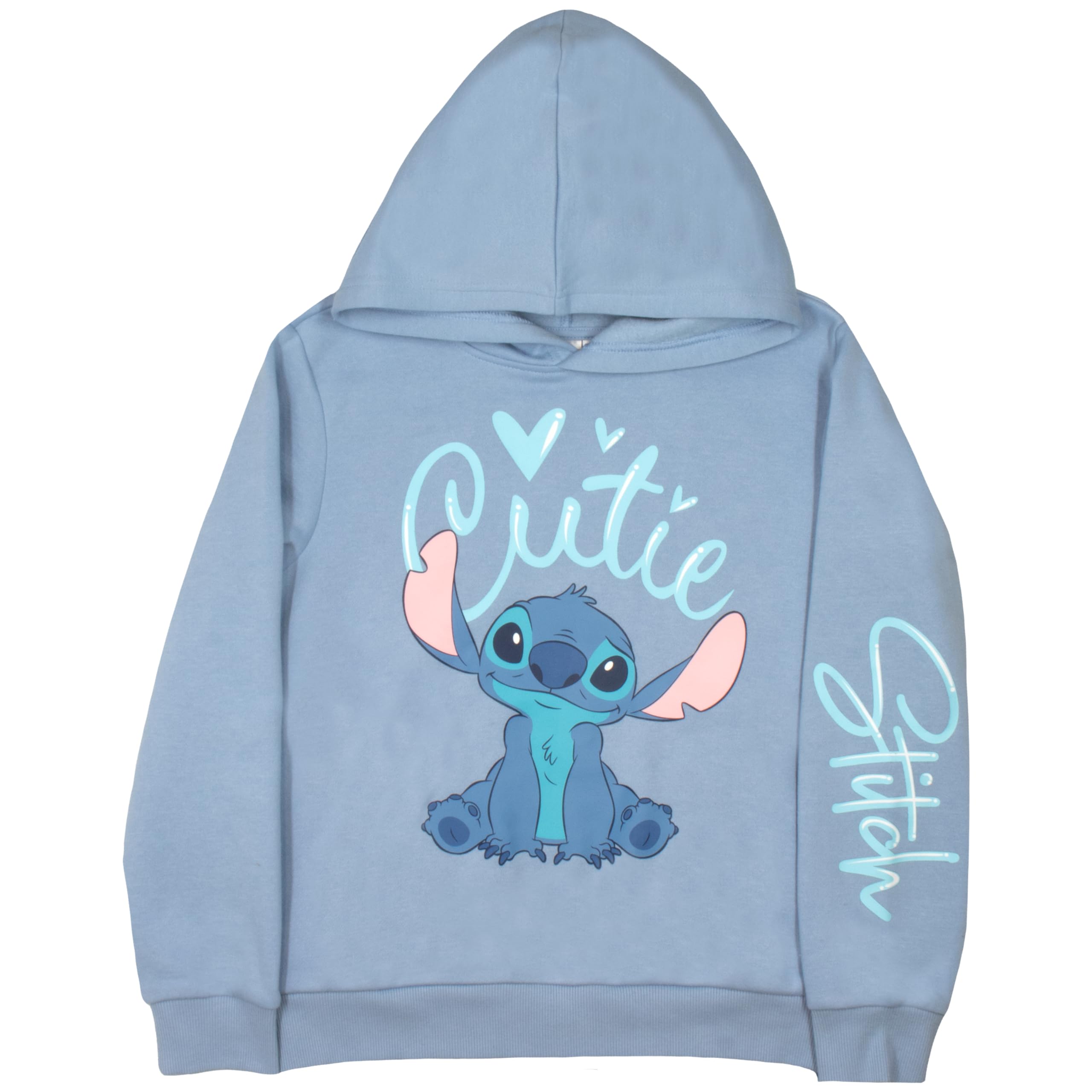 Moletom Disney Lilo And Stitch Cutie Girls Para Crianças Azul Sz