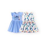 Vestido Disney Lilo &amp; Stitch Toddler Girl, Pacote Com 2 Unidades De 10 A 11 Anos