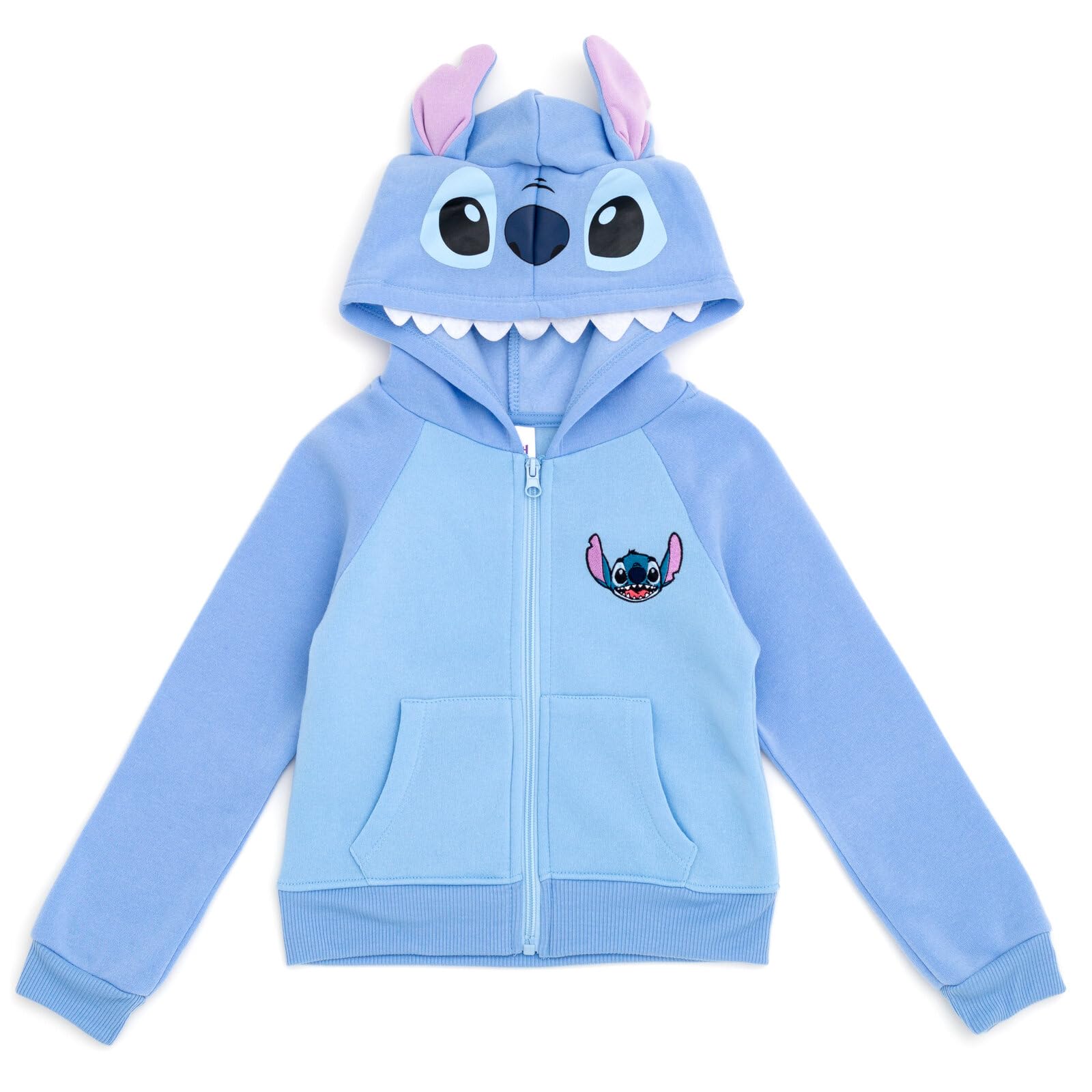 Moletom Disney Lilo & Stitch Big Girls French Terry Blue 14-16