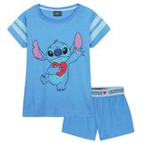 Pijamas Disney Stitch Girls, Roupa De Dormir De 2 Peças, De 7 A 14 Anos