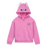 Moletom Disney Lilo &amp; Stitch Angel Cosplay Bright Pink 5t Girl