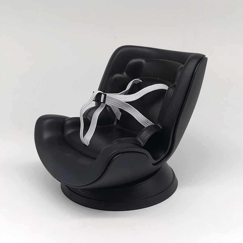 Protetor De Assento De Carro Para Boneca Labubu De 17 Cm Com Acessórios Pretos