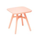 Mesa Infantil Quadrada 51,5cm X 51cm Pipa Pêssego