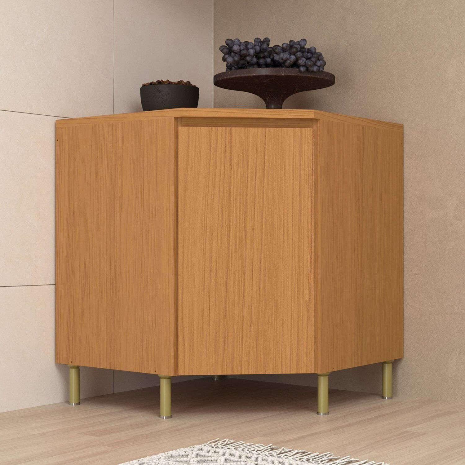 Balcão De Canto Oblíquo 1 Porta Florença Angelin