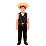 Fantasia Colete Junino Tecido Masculino Estampado Infantil Menino Festa Junina Arraiá São João Noivo Mister Caipirinha