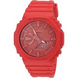 Relógio Casio Masculino Ref:ga-2100-4adr G-shock Anadigi Red