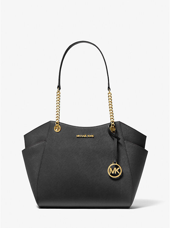 Bolsa De Ombro Michael Kors Jet Set Large Saffiano Leather