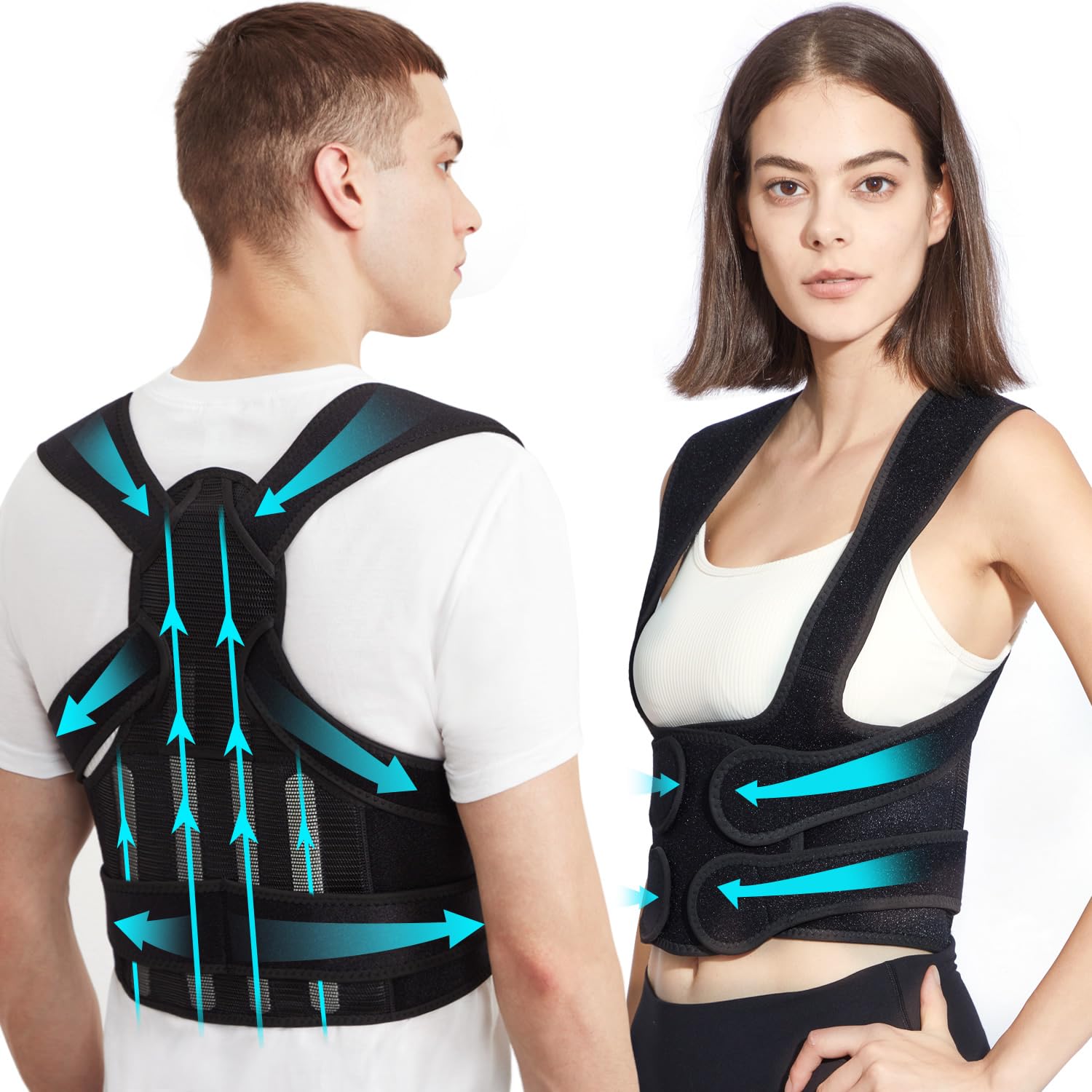 Corretor De Postura Back Brace Kd Full Support X-large