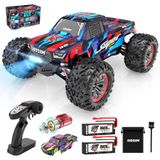 Carro Rc Hosim 1:10 Scale 68+ Kmh Sem Escova Para Adultos Com 2 Baterias