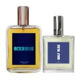 Kit Perfume Masculino Oceanus 100ml + Golf Blue 50ml