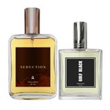 Kit Perfume Masculino Seduction 100ml + Golf Black 50ml