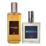 Kit Perfume Masculino Dark Tabac 100ml + Oceanus 50ml