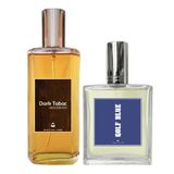 Kit Perfume Masculino Dark Tabac 100ml + Golf Blue 50ml