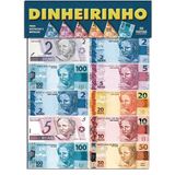 Brinquedo Dinheiro Falso 50 Notas - Dinheirinho De Papel 10,5x4,3cm - Panami