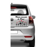 Adesivo Para Carro Família Feliz + Casal + 4 Filhos