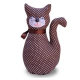 Peso De Porta Gatinho Aparador Decorativo Artesanal São Miguel - Panami