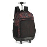 Mochila Rodinha 18 Escolar Camuflada Up4you Vermelha Luxcel