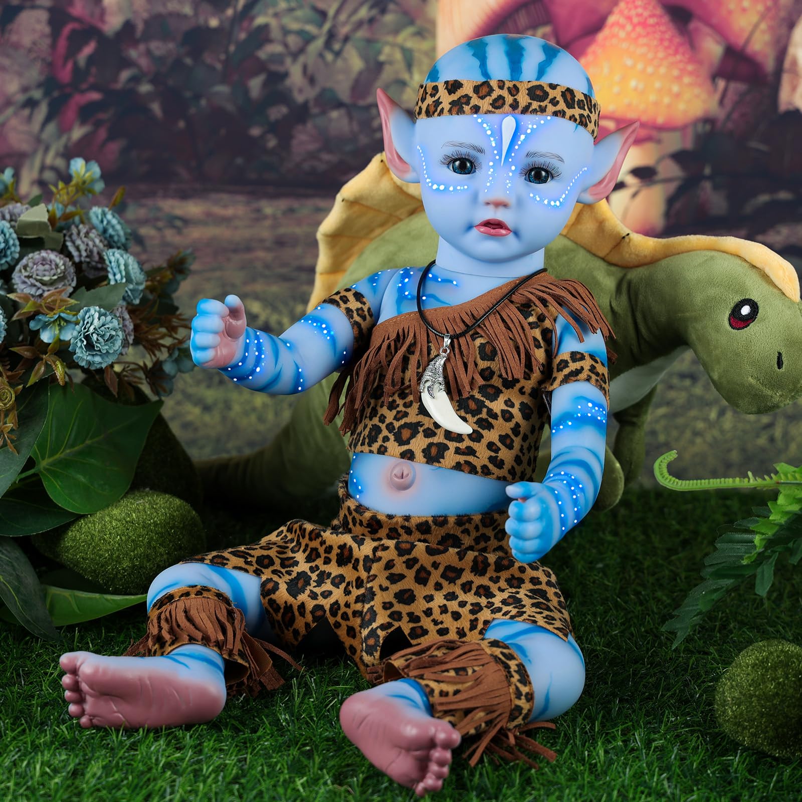 Reborn Baby Doll Adfo Lifelike Girl De 22 Polegadas Com Kit De Alimentação