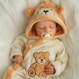 Boneca Reborn Baby Doll Babeside Noah Boy, Corpo De Vinil Completo De 50 Cm