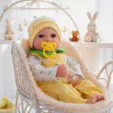 Boneca Reborn Baby Doll Thorugod Lifelike 45 Cm Com Corpo Inteiro Em Vinil
