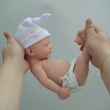 Boneca Reborn Mire &amp; Mire Reborn Silicone De Corpo Inteiro De 12 Polegadas