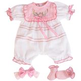 Conjunto De Roupas Para Bonecas Aori Reborn Baby Outf De 20-22 Polegadas