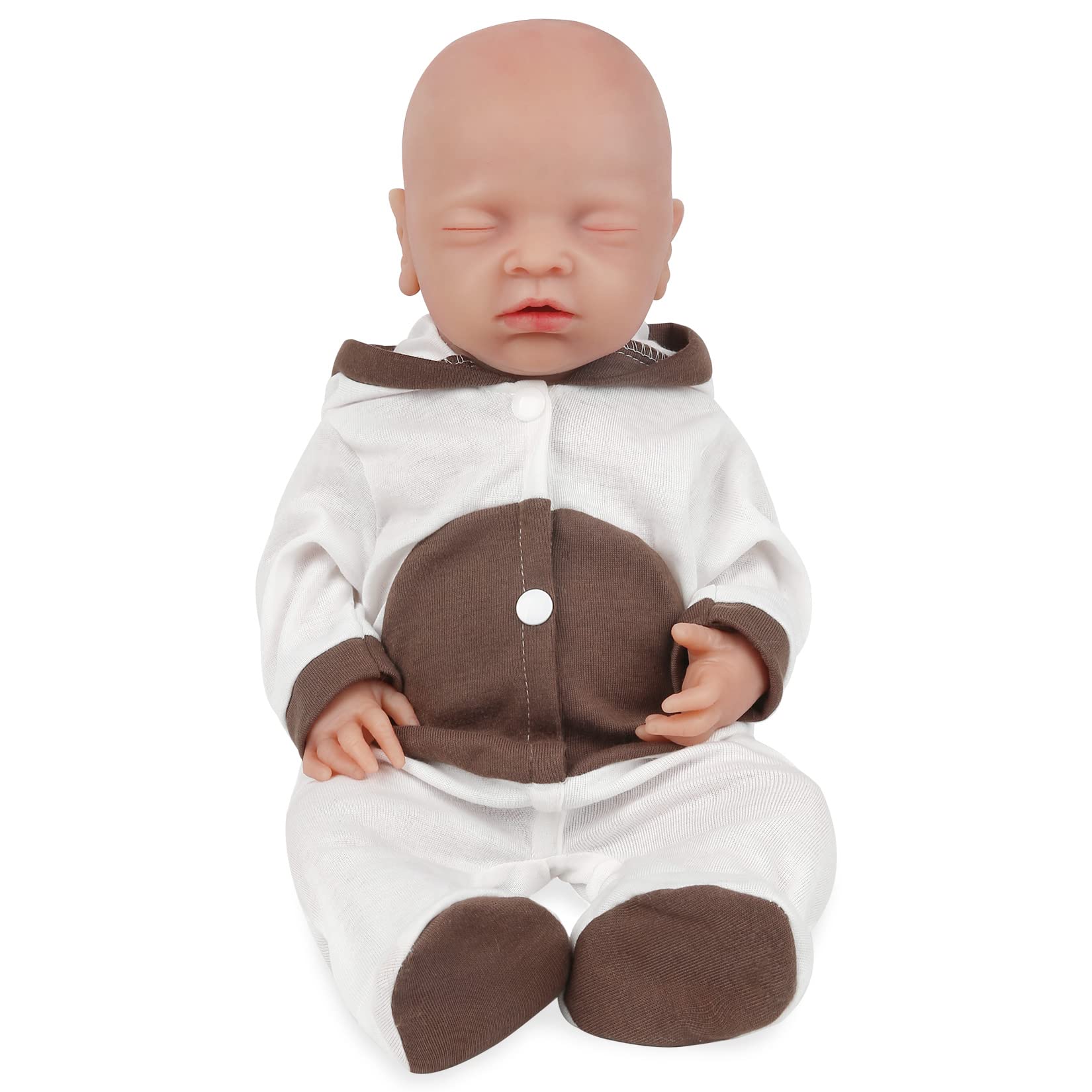 Boneca Silicone Reborn Baby Doll Vollence 35 Cm À Prova D'água