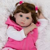 Boneca Ekokiz Real Life Reborn De 22 Polegadas Com Roupas E Brinquedos