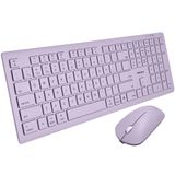 Combinação De Teclado E Mouse Sem Fio Macally Para Mac - Roxo