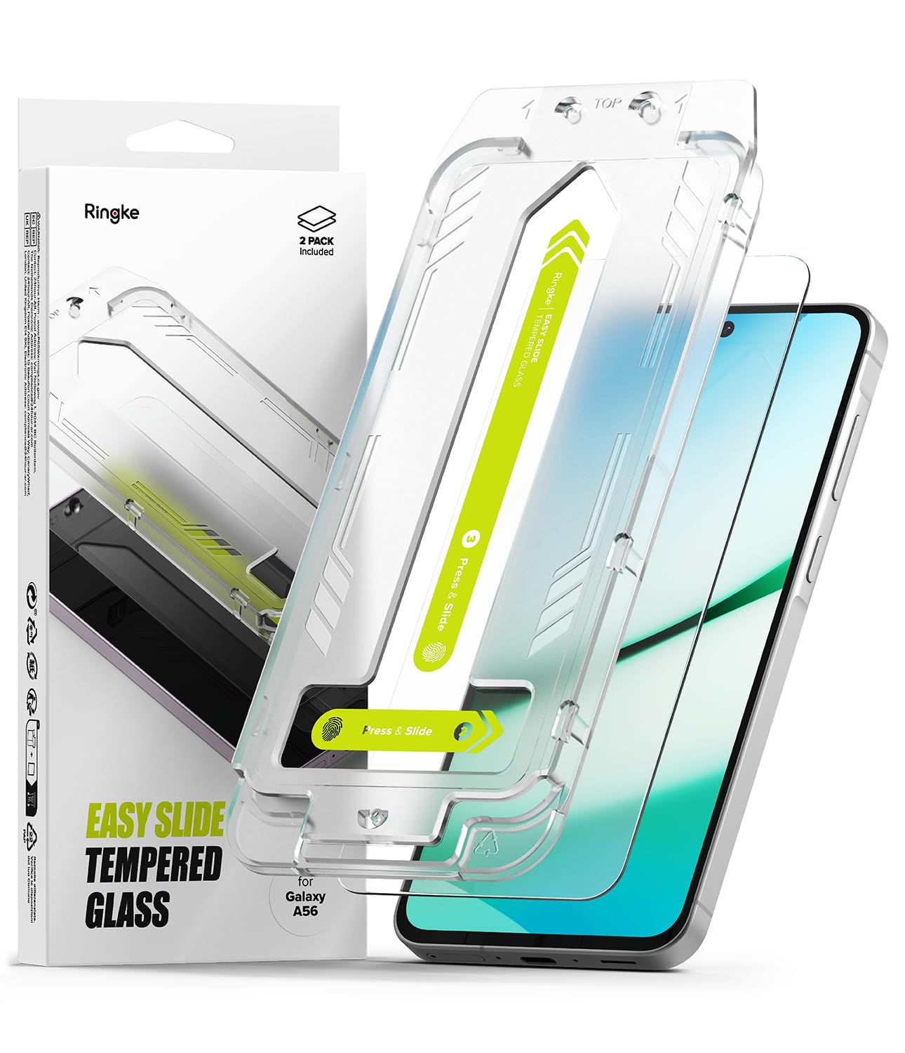 Protetor De Tela Ringke Easy Slide 9h Para Samsung Galaxy A56