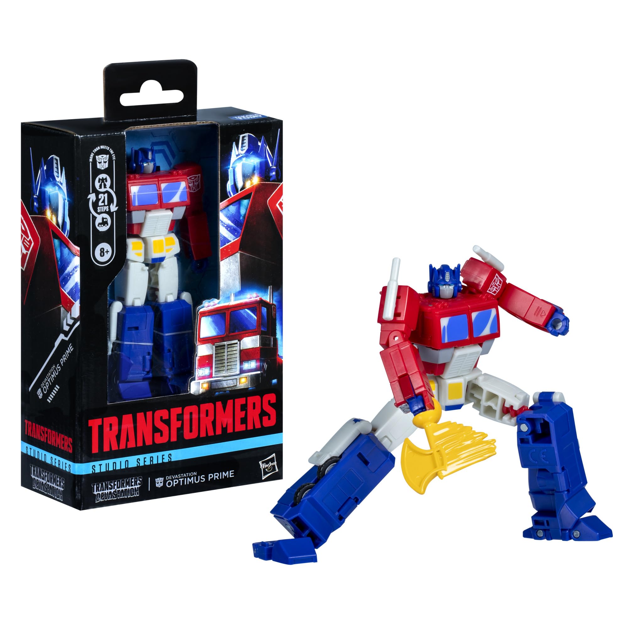 Boneco De Ação Transformers Studio Series Devastation Optimus Prime ...