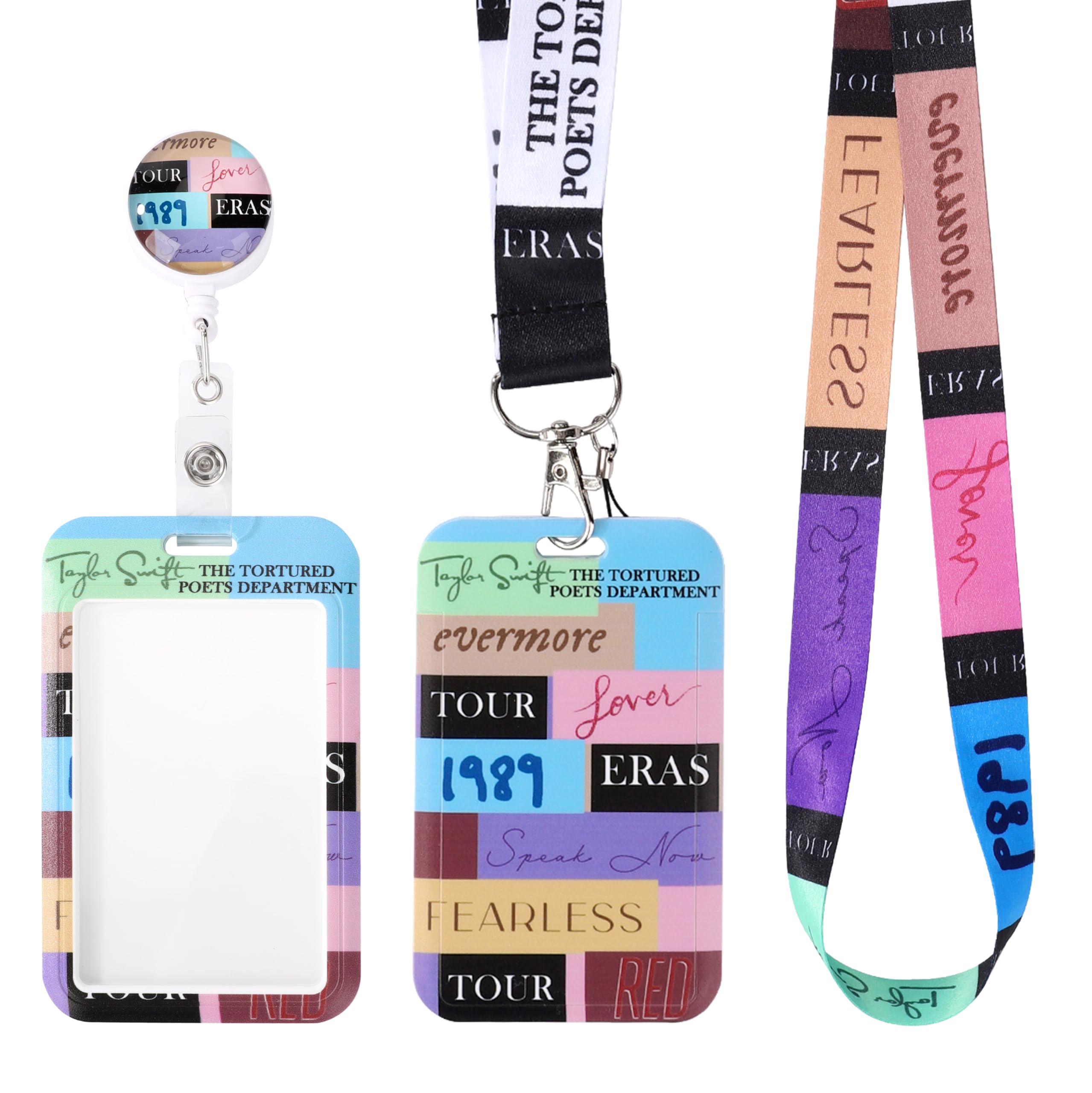 Cordão Yeplins Teacher Com Suporte De Identificação Retrátil Para Mulheres