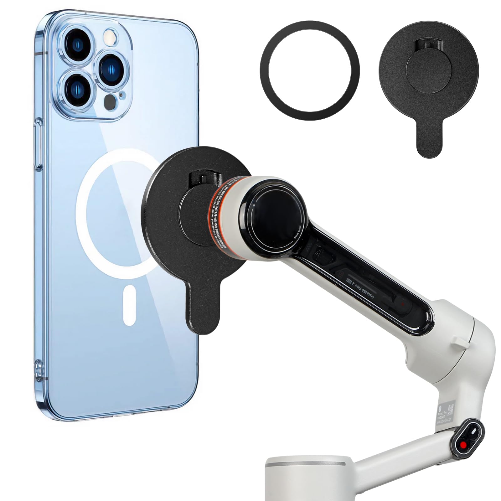 Adaptador De Montagem Magnética Aerbeis Para Insta360 Flow 2 Pro