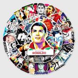 Adesivos Jsyavg Ronaldo Soccer Lovers Em Vinil Impermeável, 50 Unidades