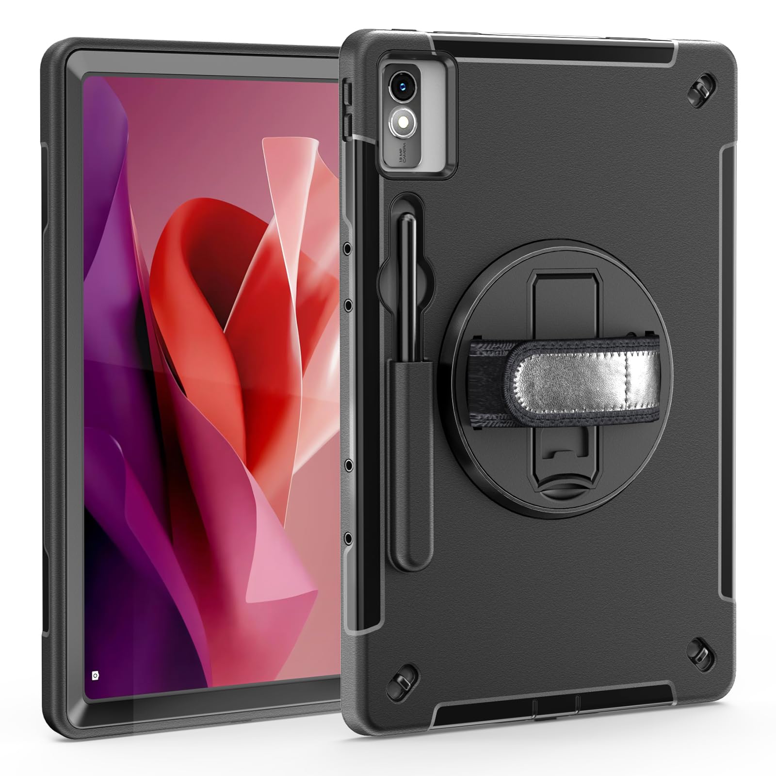 Capa Protetora Zenrich Rugged Para Lenovo Tab P12 De 12,7 Polegadas