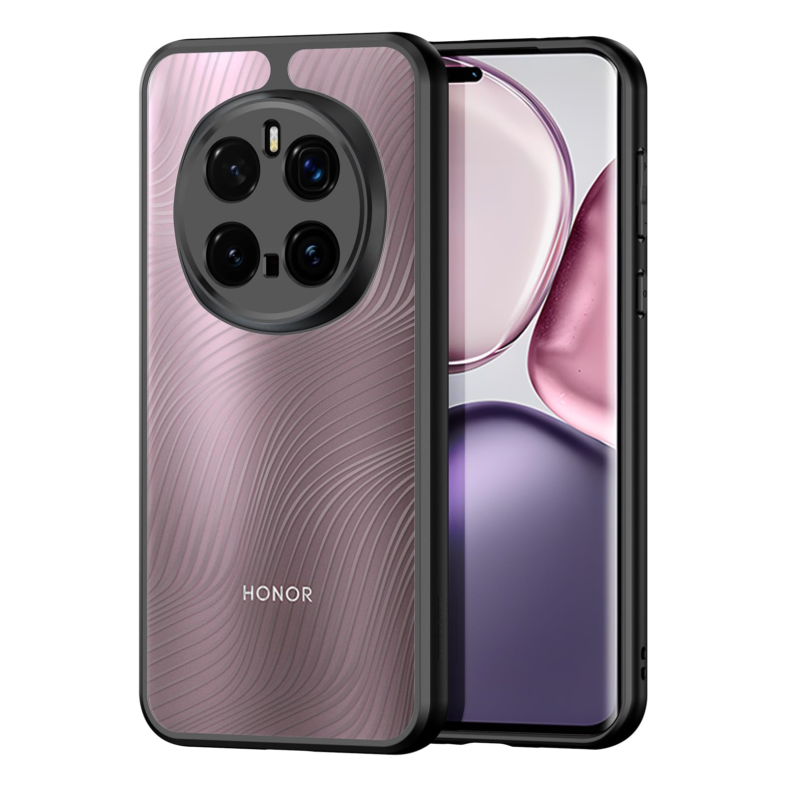 Capa De Telefone Mooisvs Para Honor Magic 7 Lite/x9c/x60 Pro Clear Black