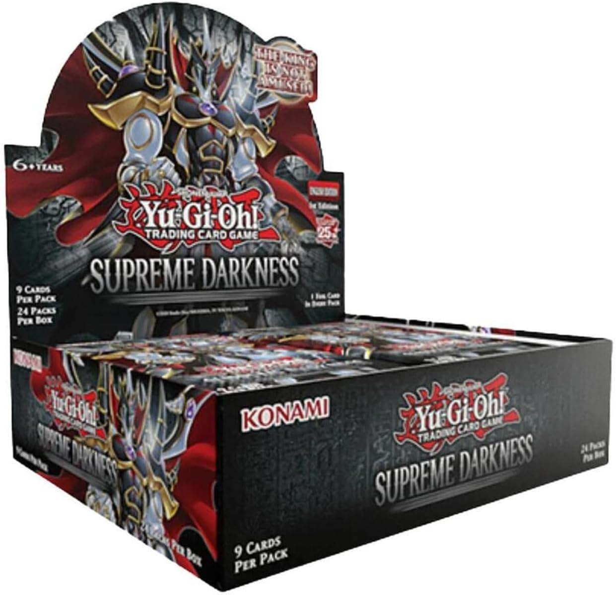 Jogo De Cartas Colecionáveis Booster Booster Box Yugioh Supreme Darkness 1st