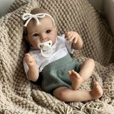Boneca Realista Pinky Reborn 46 Cm Com Corpo Pesado
