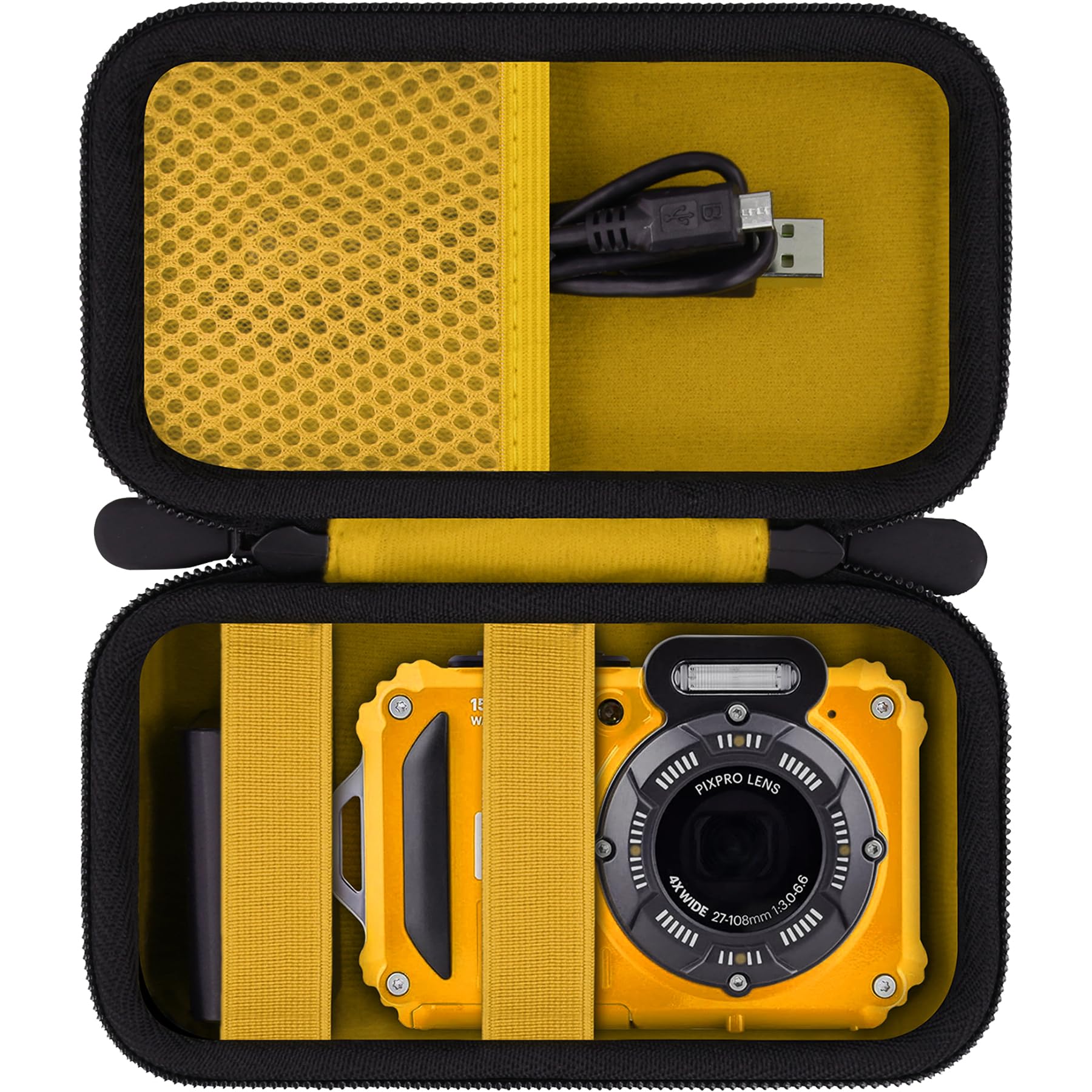 Estojo De Câmera Baval Para Kodak Pixpro Wpz2 Robusto À Prova D'água