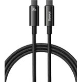 Baseus Cabo Usb C 240w Pd 5a Ultra Rápido Usbc De Liga 2m