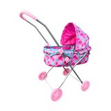Carrinho P/ Boneca Passeio Divertido Berço Dmt6501 - Dm Toys
