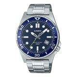 Relógio Casio Masculino Ref: Mtd-135d-2avdf Esportivo Prateado